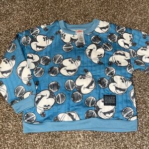 Disney Blue Mickey Mouse Quilted Top